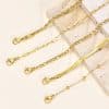 Stainless Steel 5-piece Set Simple Bracelet Does Not Fade