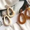 Drop style resin earrings