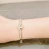 Diamond Inlaid Crown Fashion Ladies' Bracelet