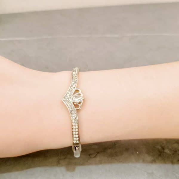 Diamond Inlaid Crown Fashion Ladies' Bracelet