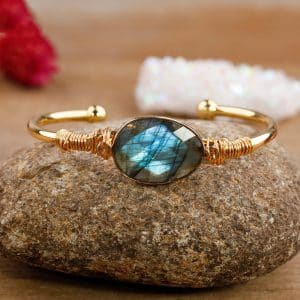 Raw Stone Thick Beaded Bracelet