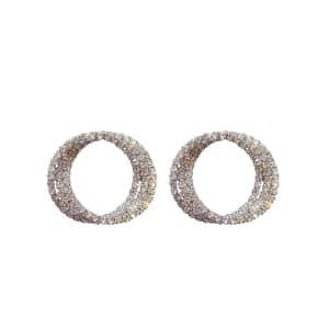 Fashion Simple Ladies Circle Earrings