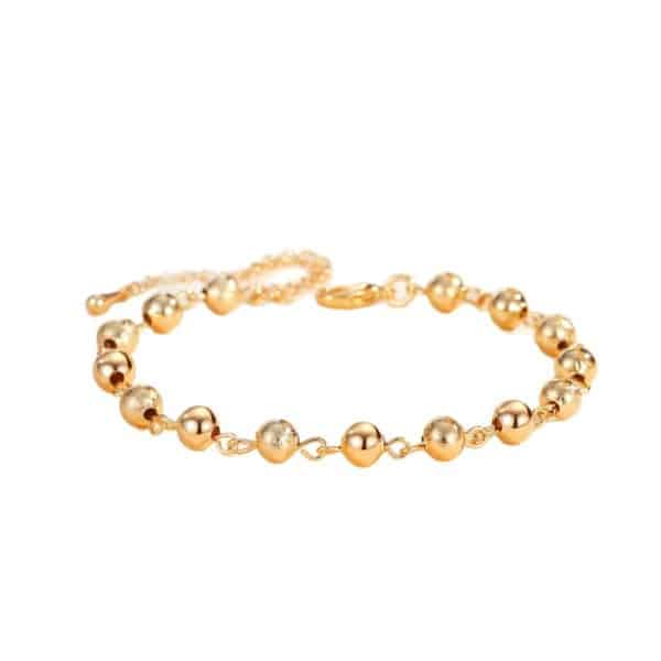 European And American Ball Bracelet Men's And Women's Same Retro Beaded