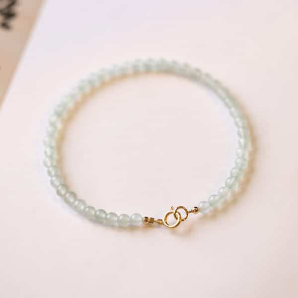 3mm Surface Cutting Beads Aventurine Lucky Beads Very Fine Crystal Retro Style Bracelet