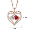Double Love Double Diamond 4 Silver