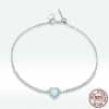 Simple White Gold Plated Zircon Heart-shaped Fashion Ornament
