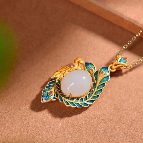 Fashion Natural Hetian Jade Necklace For Women