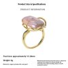 Women's Fashion Personality Baroque Pearl Ring