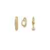 Simple And Fashionable Zircon Tassel Earrings Set