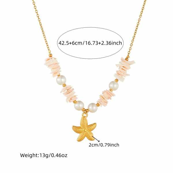 Sun Cherry Love Heart Multi-element Accessories Stainless Steel Necklace
