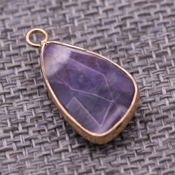 Semi-precious Stone Drop Pendant DIY Jewelry Accessories
