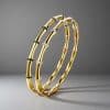 Stainless Steel Colorfast Handmade Colored Bamboo Bracelet