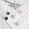 European And American Style Jewelry Simple Pendant Natural Stone