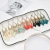 Bohemian Hollow Drop Oil Bead Long Earrings