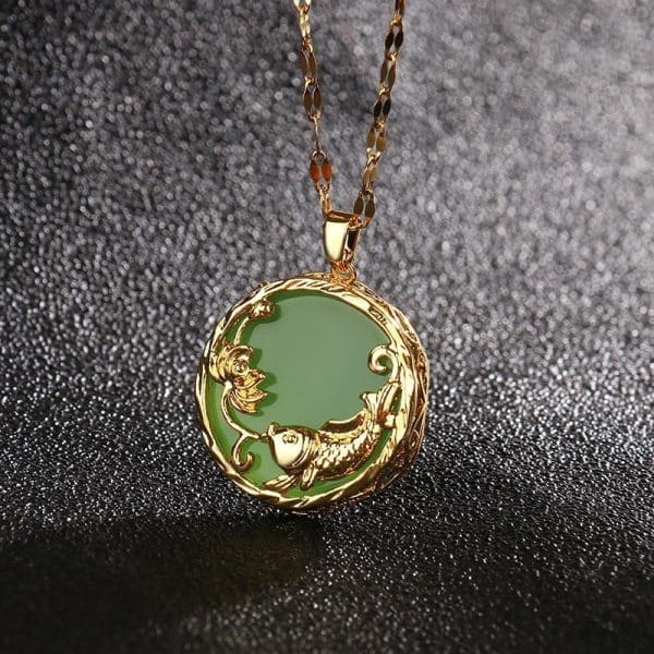 Autumn And Winter Gold-plated Titanium Steel Necklace For Women