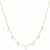 Gentle Drop-shaped Artificial Zircon Necklace