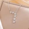 Fashion Temperament Multiple XINGX Creative Diamond Pentagram Clavicle Chain