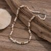 Coconut Shell Natural Stone Beaded Hip Hop Versatile Clavicle Chain