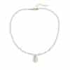 Cold Wind Special-interest Design Conch White Bead Necklace