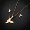 Cute Little Animal Stainless Steel Jewelry Set