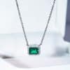Affordable Luxury Fashion 925 Sterling Silver Platinum Plated Necklace For Women