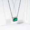 Affordable Luxury Fashion 925 Sterling Silver Platinum Plated Necklace For Women