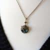 Vintage Bronze Hand Carved Dragonfly Pendant Necklaces For W