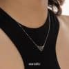 Retro Black Rose Necklace For Women