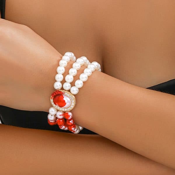 Halloween Pearl Collar Retro Gothic Style