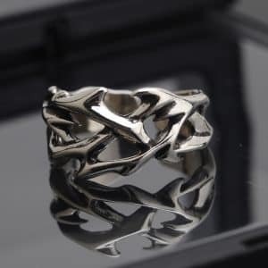 Thorn Men's Trendy Versatile Personality Thorn Flower Ring