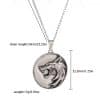 Hip Hop Friend Pendant Necklace Men's Hunter Wolf Head Totem