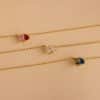 Women's All-match Twelve Birthstone Pendant Stainless Steel Necklace