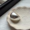 Brass Chalcedony Double-layer Ring High-grade Girl