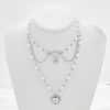 Fashion Sweet Hot Girl Love Multi-layer Pearl Necklace Female