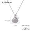 French Vintage Shell Jeweled Pendant Design Sense