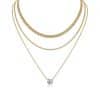 925 Silver European And American Twin Clavicle Chain Necklace