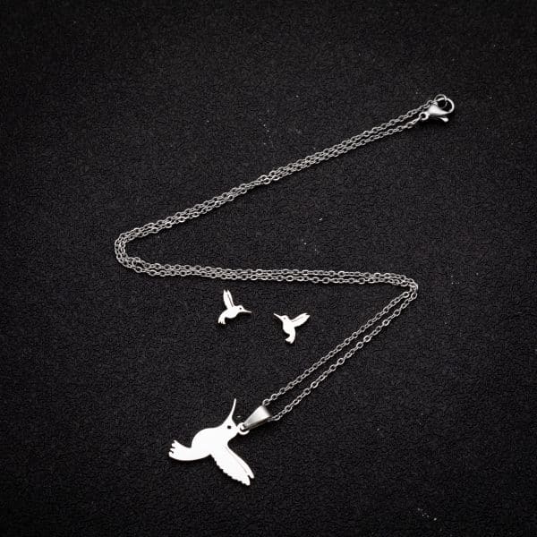 Cute Little Animal Stainless Steel Jewelry Set