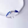 Ethnic Style Epoxy Technology Blue Carp Bracelet