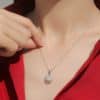Temperament 925 Silver Moissanite Necklace