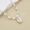 Cold Wind Special-interest Design Conch White Bead Necklace