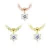 Sterling Silver Moissanite Light Luxury High-grade Necklace