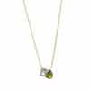 Women's All-match Twelve Birthstone Pendant Stainless Steel Necklace