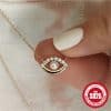 Fashion Personality Pearl Devil's Eye Necklace