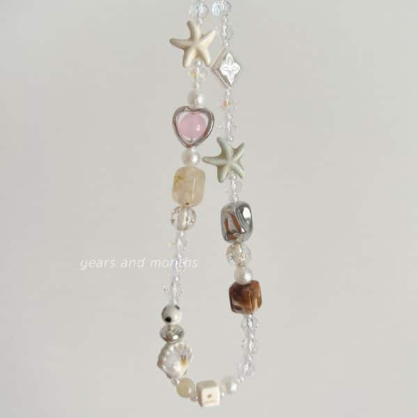 Bohemian Sweetheart Mobile Phone Charm Beach Vacation Camera Beaded