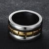 Ultra-wide Titanium Steel Knuckle Tail Can Be Rotatable Ring