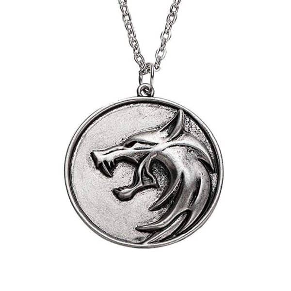 Hip Hop Friend Pendant Necklace Men's Hunter Wolf Head Totem