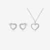 S925 Sterling Silver Hollow Heart Necklace