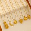 Selling Variety Of Fruit Necklace Pendant