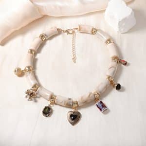 Pendant Resin Bamboo Necklace Fashion Unique Women