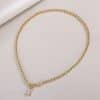 925 Sterling Silver Women's Non-fading Cross-border Necklace Simple High-end Sense